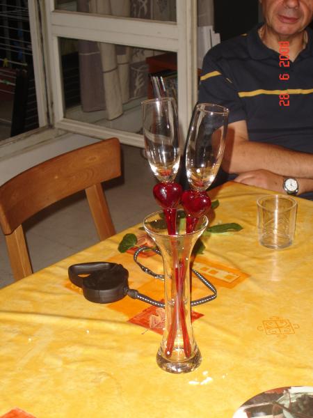 cadeau verre à champagne