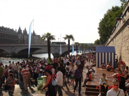 Paris plage = foule